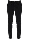 Skater Slim Cut Jeans Black - DSQUARED2 - BALAAN 2