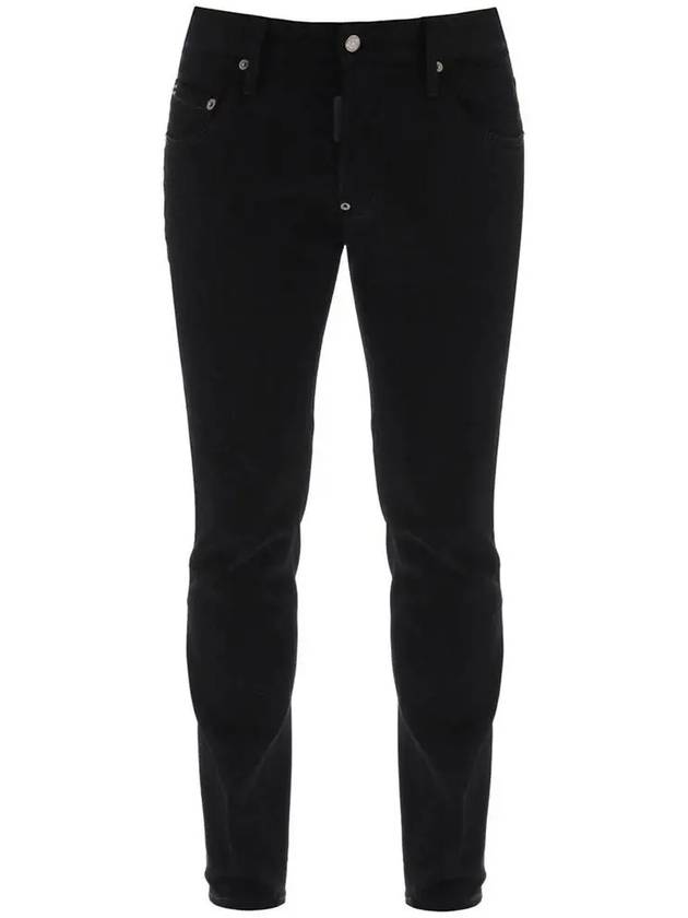 Skater Slim Cut Jeans Black - DSQUARED2 - BALAAN 2