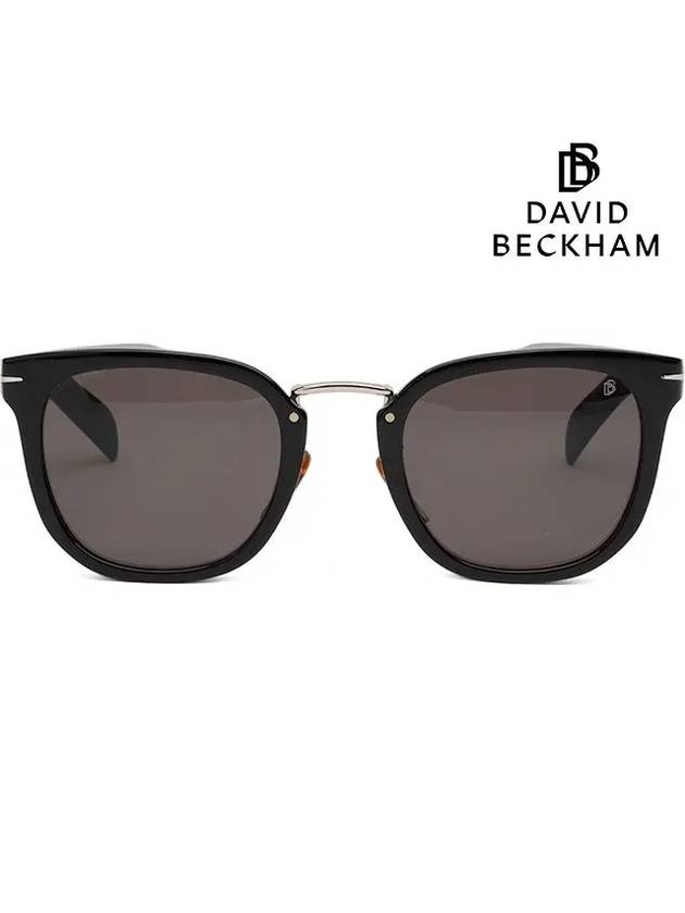 Sunglasses DB7038GS 807IR black horn rim - DAVID BECKHAM - BALAAN 3