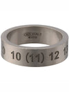 Numerical Logo Engraved Ring Silver - MAISON MARGIELA - BALAAN 2