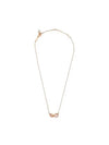 Hyperbola Pendant Pave Infinity Necklace Rose Gold - SWAROVSKI - BALAAN 3