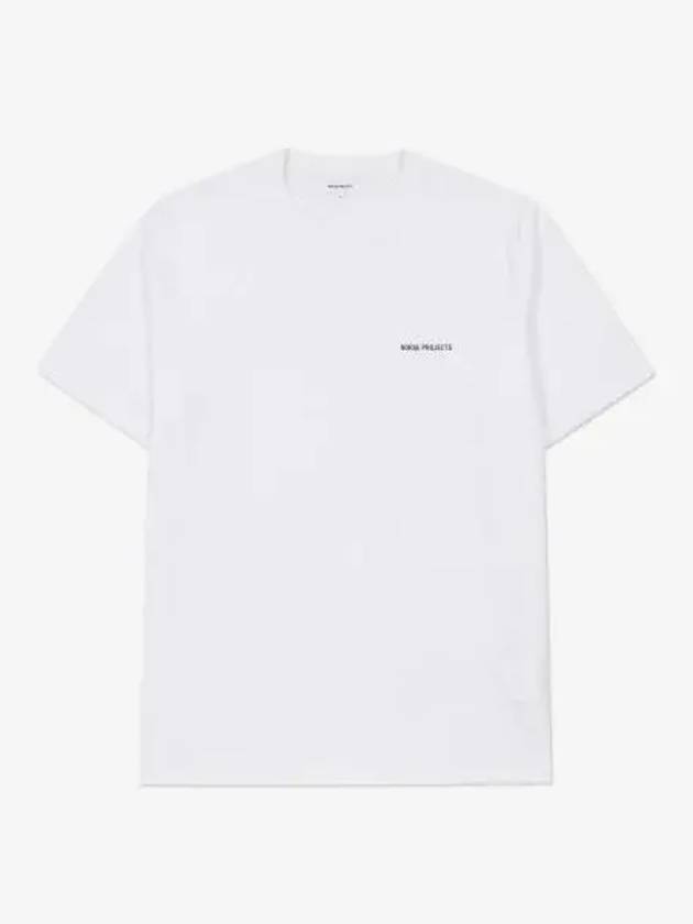 Johannes Standard Logo Short Sleeve T Shirt White N0106060001 - NORSE PROJECTS - BALAAN 1