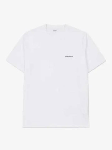 Johannes Standard Logo Short Sleeve T Shirt White N0106060001 - NORSE PROJECTS - BALAAN 1