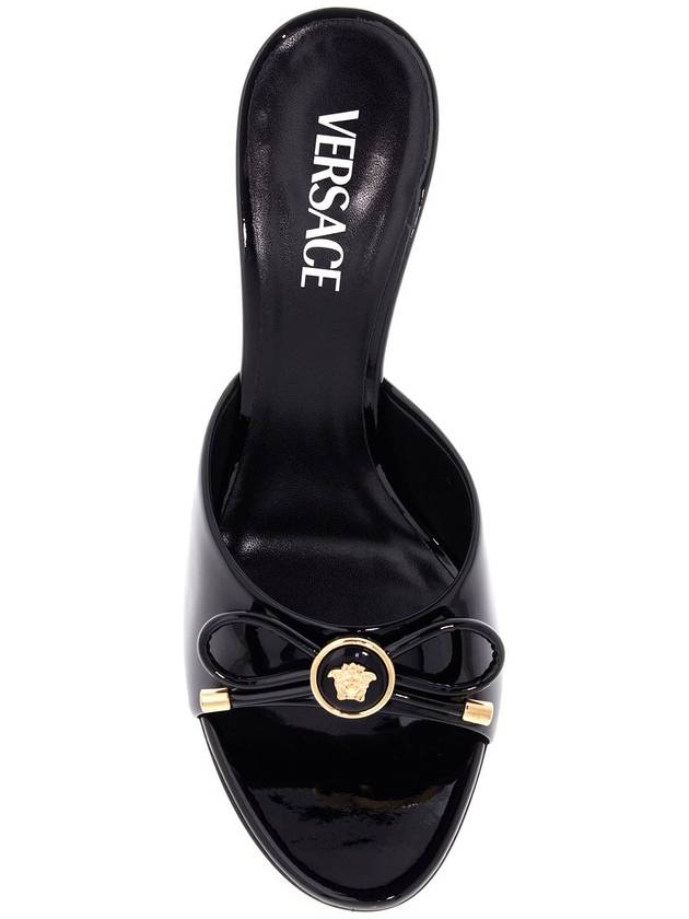 "opera bow patent leather mules - VERSACE - BALAAN 2