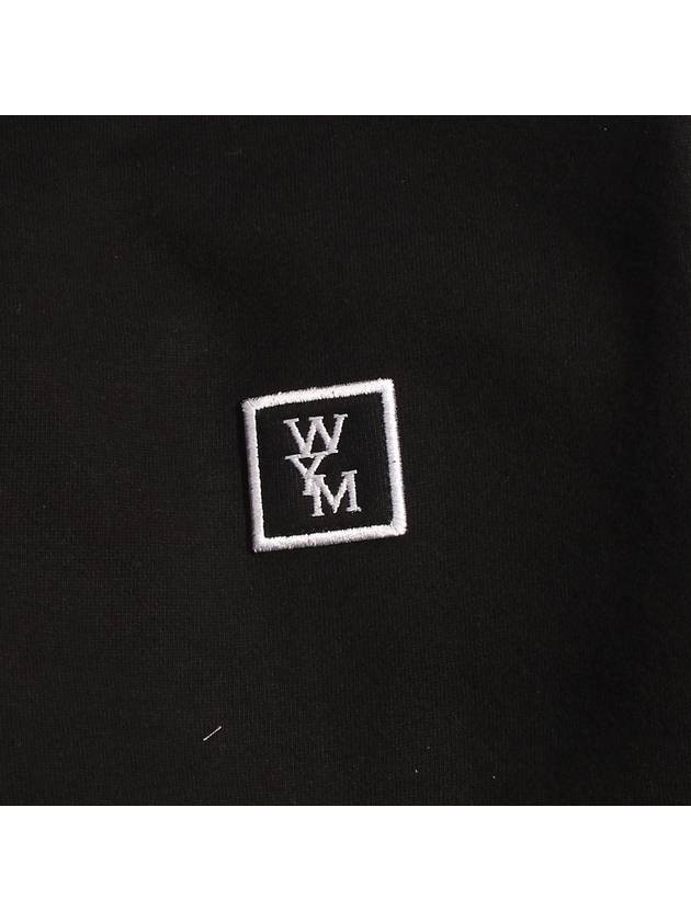 Back Logo Cotton Hoodie Black - WOOYOUNGMI - BALAAN 5