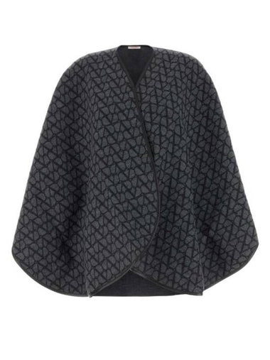 Toile Iconographe Cape Black - VALENTINO - BALAAN 1