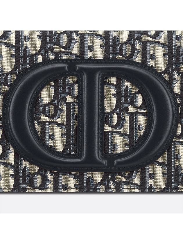 CD Signature Jacquard Mini Bag Blue - DIOR - BALAAN 7