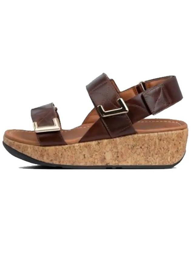 Remy backstrap sandals chocolate brown leather women - FITFLOP - BALAAN 3