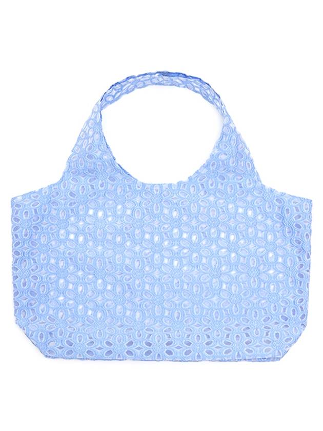 Flower jacquard shopper SKY BLUE - RHEEMIN - BALAAN 2