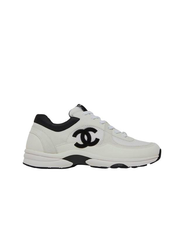 CC logo mesh tennis low top sneakers white - CHANEL - BALAAN 1