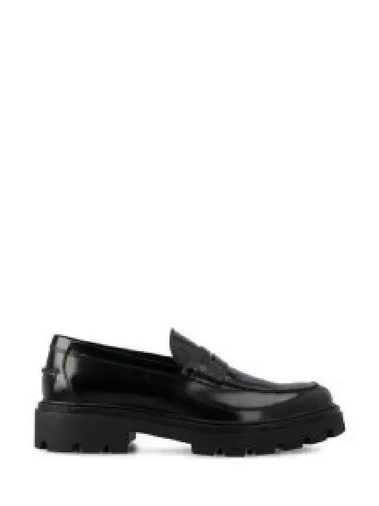 T Timeless Leather Loafers Black - TOD'S - BALAAN 2
