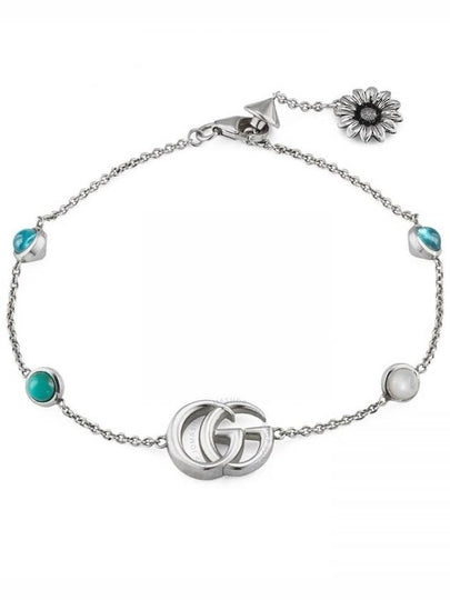 Double G Flower Charm Bracelet YBA527393001 Silver - GUCCI - BALAAN 2