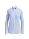 Striped Oxford Shirt Blue - POLO RALPH LAUREN - BALAAN 2