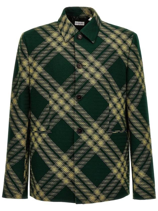 check pattern buttoned blazer 8083258 - BURBERRY - BALAAN 2