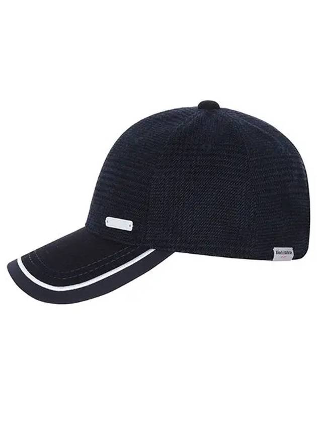 Check pattern ball cap GF8411NAVY - BLACK&WHITE - BALAAN 3