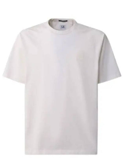 Metropolis Series Short Sleeve T-Shirt White - CP COMPANY - BALAAN 2