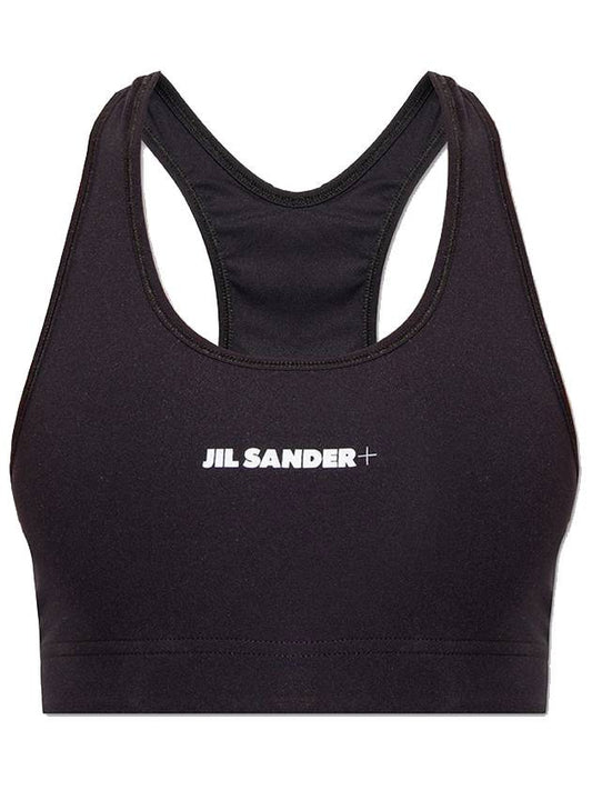 Women's Front Logo Sports Sleeveless Black - JIL SANDER - BALAAN 1