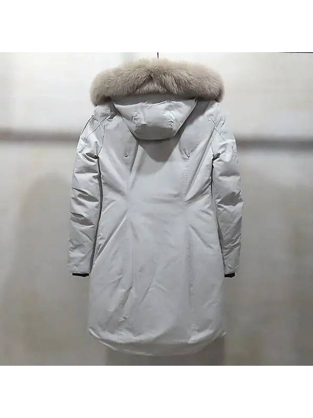 M31LP223 Light gray color sunwapta fur hood women s padding - MOOSE KNUCKLES - BALAAN 2