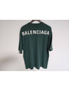 M green back logo print short sleeve t shirt 570805 THV80 - BALENCIAGA - BALAAN 1