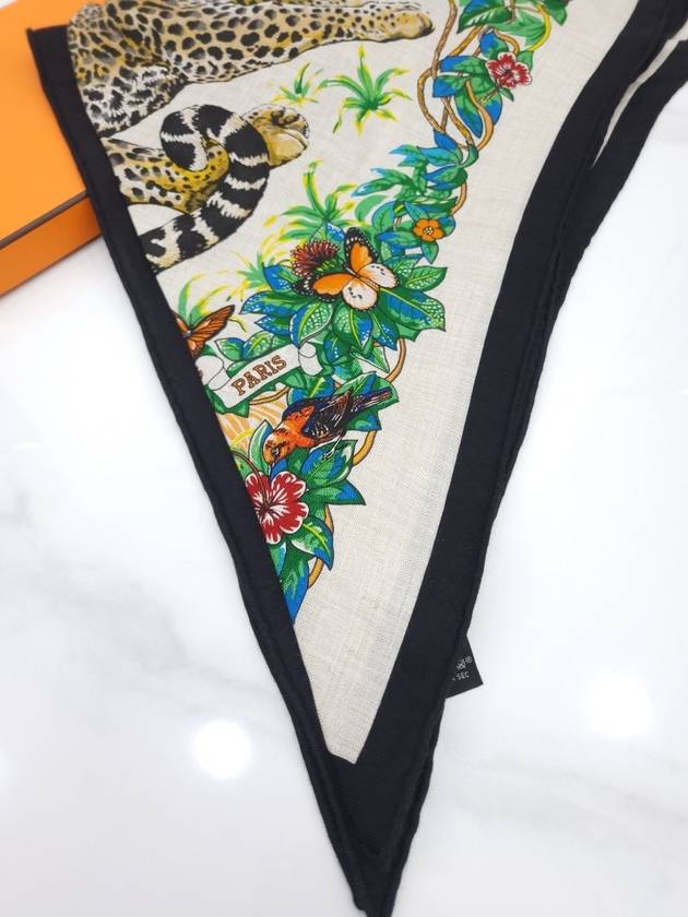 Jungle Love Giant Triangle Shawl - HERMES - BALAAN 4