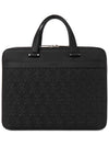 Gancini Embossed Brief Case Black - SALVATORE FERRAGAMO - BALAAN 2