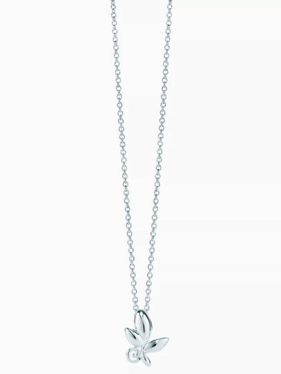 Paloma Picasso Olive Leaf Necklace Silver - TIFFANY & CO. - BALAAN 2