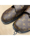 Men s Sandals LV Easy Mule Brown Black Logo - LOUIS VUITTON - BALAAN 3