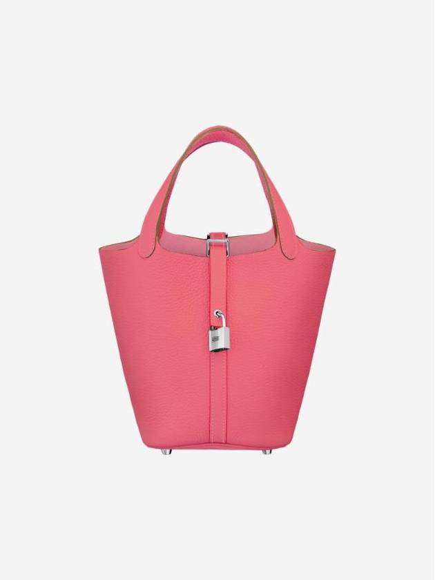 Picotin Lock 18 Tote Bag Rose - HERMES - BALAAN 1