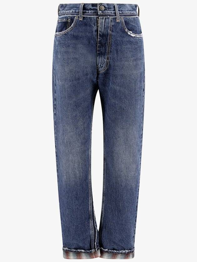 23 fw Cotton Jeans WITH Wool MADRAS Detail S67LA0031STZ092962 B0650503835 - MAISON MARGIELA - BALAAN 1