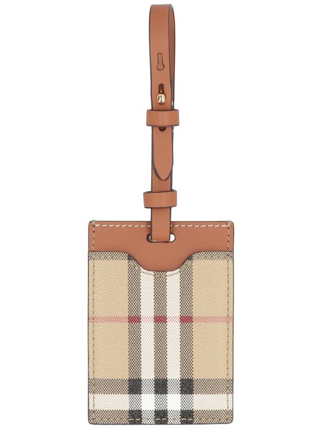 Check Luggage Tag Beige - BURBERRY - BALAAN 2