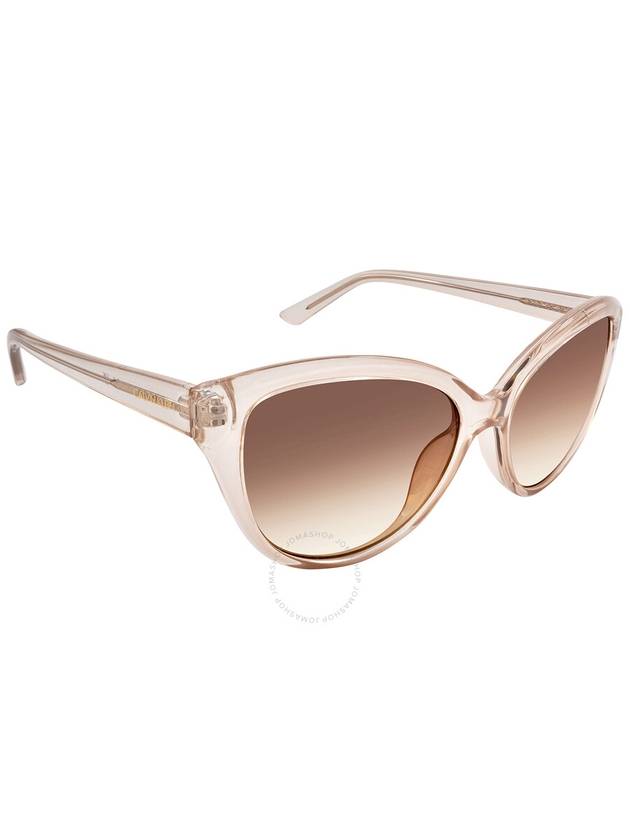 Calvin Klein Brown Gradient Cat Eye Ladies Sunglasses CK19536S 270 55 - CALVIN KLEIN - BALAAN 3