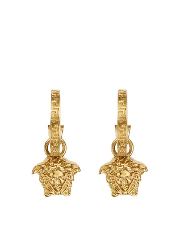 La Medusa Brass Earrings Gold - VERSACE - BALAAN 2