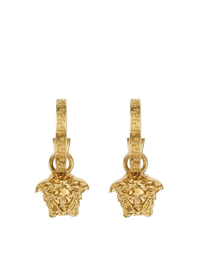 La Medusa Brass Earrings Gold - VERSACE - BALAAN 2