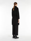 Women's Messi Robe Wool Single Coat Black - S MAX MARA - BALAAN 4