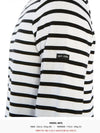 Minquiers Modern Stripe Long Sleeve T-Shirt Neige Noir - SAINT JAMES - BALAAN 11