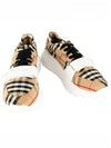 Vintage Check Cotton Sneakers Archive Beige - BURBERRY - BALAAN 2