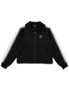 SOFT TRACK TOP JERSEY JACKET BLACK WOMAN - MALBON GOLF - BALAAN 1