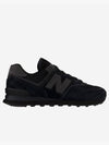 574 Low Top Sneakers Triple Black - NEW BALANCE - BALAAN 2