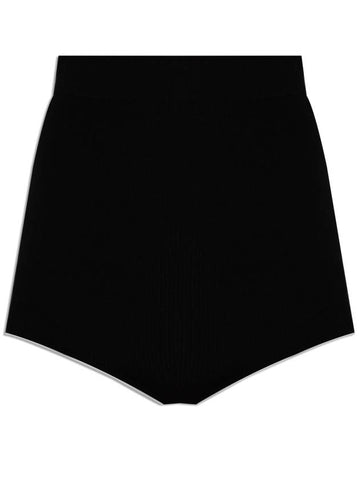 Jacquemus Shorts Maille Spiaggia, Women's, Black - JACQUEMUS - BALAAN 1