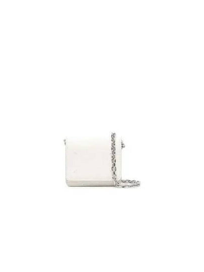 Embroidery Logo Chain Cald Wallet White - MAISON MARGIELA - BALAAN 2