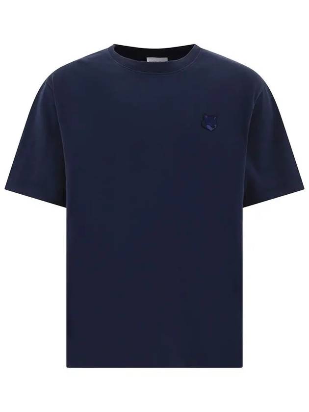 Bold Fox Head Patch Oversized Short Sleeve T-Shirt Navy - MAISON KITSUNE - BALAAN 2