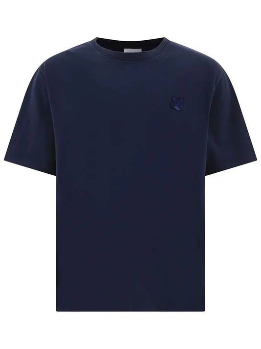 Bold Fox Head Patch Oversized Short Sleeve T-Shirt Navy - MAISON KITSUNE - BALAAN 2