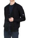 Lens Cotton Cardigan Black - CP COMPANY - BALAAN 4