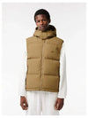 Water Repellent Padded Vest Brown - LACOSTE - BALAAN 2