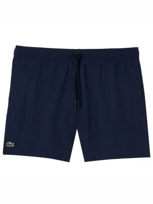 Men's Light Quick Dry Swim Shorts Navy - LACOSTE - BALAAN 2