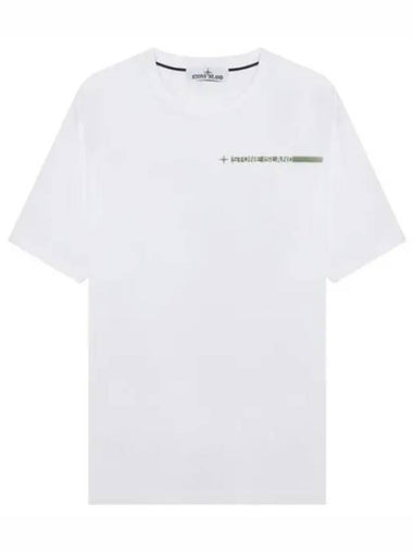 micro logo print t shirt - STONE ISLAND - BALAAN 1