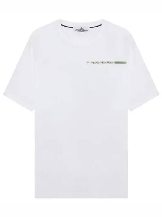 Short sleeve tshirt micro logo print - STONE ISLAND - BALAAN 1