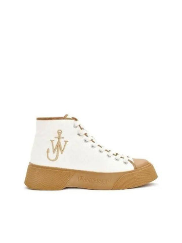 Anchor logo cotton high sneakers ANM40550A 17170 101 - JW ANDERSON - BALAAN 1