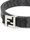 FF Squared Leather Belt Black - FENDI - BALAAN 7