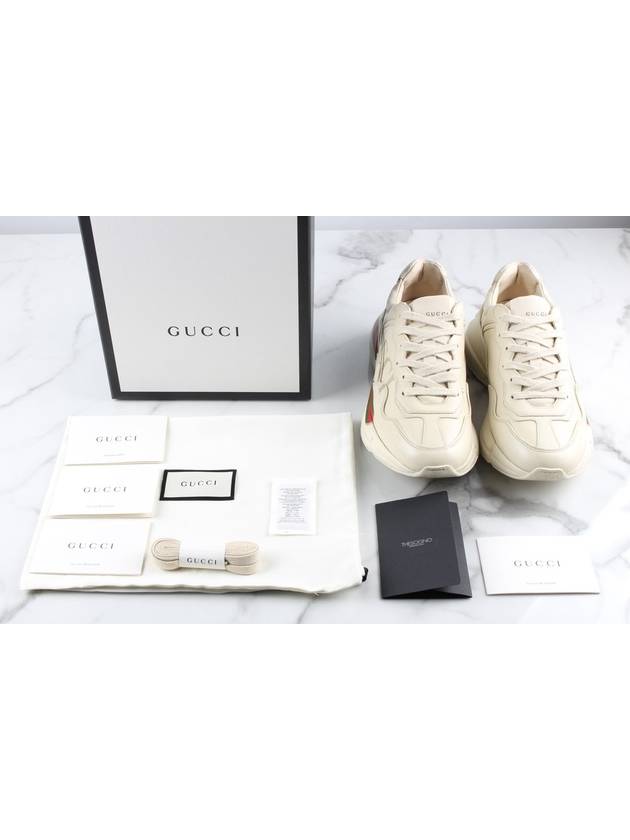 Band logo rhyton sneakers 38 250 - GUCCI - BALAAN 2